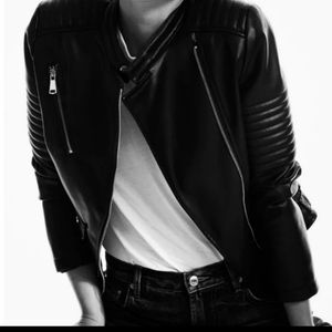 Zara Faux Leather biker jacket